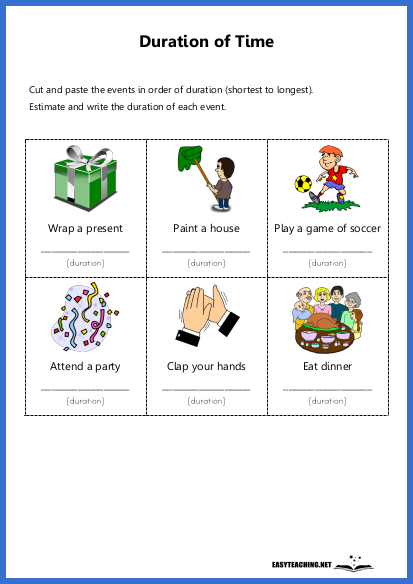 units of time problem solving