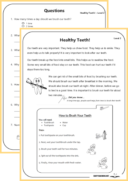 free printable worksheets healthy food