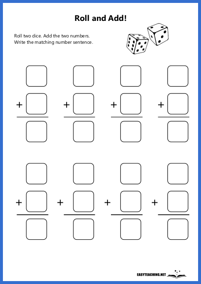 Roll and Add, DICE ADDITION