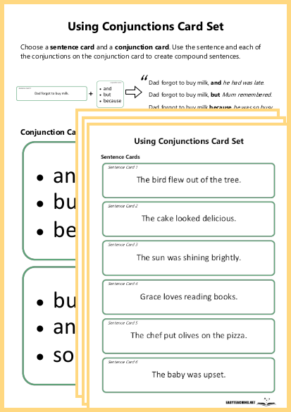 Sentence structure and parts of speech worksheets