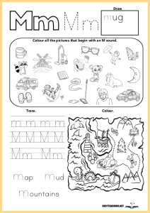 Initial Sound Picture Find: Letter M